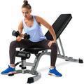 Foldable Utility Weight Bench Adjustable Sit Up AB Incline Workout Bench Weight Lifting Flat Home Gym Strength Training Equipment 1000 LBS Weight Capacity