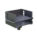 Pilot Rock CBP 135 Park Style Outdoor BBQ Charcoal Grill & Post Black