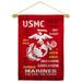 Usmc Garden Flag Set Marine Corps 13 X18.5 Double-Sided Yard Banner