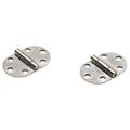 Marine Hardware Boat Hatch Butt Hinge | 1 1/8 x 1 7/8 Inch Pair