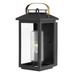 1 Light Medium Outdoor Wall Lantern-Black Finish-Led Lamping Type-E26 Medium Lamp Base Type Bailey Street Home 81-Bel-4530469