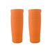 1 Pair Soccer Protective Socks with Pocket for Football Shin Pads Leg Sleeves Supporting Shin Guard Adult Support Sock Orange M