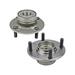 Rear Wheel Hub Assembly Set - Compatible with 2001 - 2006 Hyundai Elantra 2002 2003 2004 2005