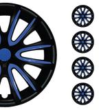 OMAC 16 Wheel Covers Hubcaps for Ford Ranger Black Matt Dark Blue Matte