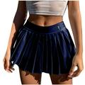 HSMQHJWE Pleated Tennis Skirt For Women Flare Skirt Zipper Side Skirt Skirt Women S Thin Pattern Pleated Cute Short Skirt Lingerie Skirts