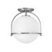 Hinkley Lighting - One Light Foyer Pendant - Somerset - 1 Light Small Semi-Flush