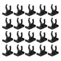 OUNONA 20pcs Cabinet Leveler Kick Clips Cabinet Leg Toe Kick Clips Plinth Leg Clips