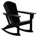 Portside Outdoor Poly Plastic Adirondack Rocking Chair