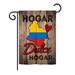 Ornament Collection - Country Colombia Hogar Dulce Hogar Flags of the World - Everyday Nationality Impressions Decorative Vertical Garden Flag 13 x 18.5 Printed In USA
