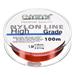Uxcell 109Yard 6Lb Fluorocarbon Coated Monofilament Nylon Fishing Line Wine Red