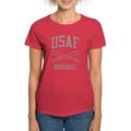 CafePress - USAF Baseball Women s Dark T Shirt - Women s Traditional Fit Dark T-Shirt