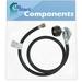 BBQ Gas Grill Propane Regulator Hose Replacement Parts for Weber SUMMIT E-650 LP (2008) - Compatible Barbeque 41 Inch Regulator and Hose