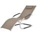 vidaXL Patio Lounge Chair Outdoor Chaise Lounge Chair Deckchair Textilene