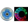 L.E.D. Scooter Wheels with ABEC 9 Bearings for Razor Scooters 100mm Light Up Blue 2-Pack