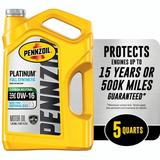 Pennzoil Platinum Full Synthetic 0W-16 Motor Oil 5-Quart