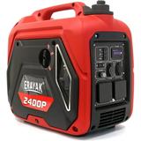 ERAYAK 2400 Watt Portable Inverter Generator Gas Powered for Home Use Super Quiet 56dB Small Ultralight Outdoors Generator