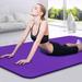 Caitzr 6mm Thick Yoga Mat Non-slip EVA Foam Eco-friendly Indoor Fitness Pad for Beginner Home Exercise Pilates Tasteless Mattress