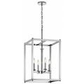 Mid Century Modern Industrial Four Light Chandelier-Chrome Finish Bailey Street Home 147-Bel-2279350