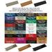 Office Desk Name Plate Wall / Door Sign 10x2 - 60 Color Choices with Slide In Stand - Holder. Mounting Hardware Included