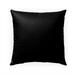 Midnight Black Outdoor Pillow by Kavka Designs