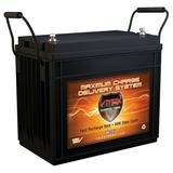 VMAX MR147-155 12V 155Ah AGM Deep Cycle Marine Battery for Minn Kota Powerdrive V2 55PD AP 12v 55lb Trolling Motor