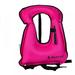 Snorkel Vest Adults Portable Inflatable Swim Vest Jackets for Snorkeling Swimming Diving Safety