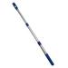 EQWLJWE 2.95 Feet Blue Aluminum Telescoping Swimming Pool Pole 3-section Aluminum Rod for Skimmer Nets Vacuum Heads with Hoses Rakes Brushes | Adjustable Length | 1.1mm Commercial Thick Pole