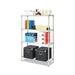 Residential Wire Shelving Four-Shelf 36w x 14d x 54h Silver