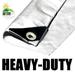 (16 X30 ) White Tarp Extra Heavy Duty 12 Mil 3 Ply Coated Reinforced Canopy 6 oz 3 Layer