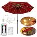 VONTER Patio Umbrella Lights Newest Version 8 Strings Lights 104 LEDs 8 Lighting Modes with Remote Control Battery Operated Waterproof Umbrella Lights for Indoor Outdoor Battery not Included