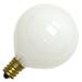 Halco 04016 - G16WH25 G16 5 Decor Globe Light Bulb