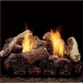 Monessen 24 Berkley Oak Ventless Gas Logs with Remote Ready Natural Blaze Burner Natural Gas 37 000 BTU