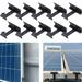 10Pcs Solar Panel Water Drainage Clips Pv Modules Cleaning Clips For Water Drain