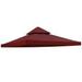 10 x10 Gazebo Canopy Top Replacement 2 Tier Patio Pavilion Cover UV30 Sunshade