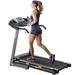 MARNUR 2.5 HP Treadmill with 12% Auto Incline 220 lb Weight Capacity 0.5-8.5 mph