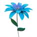 14 Inch Flower Garden Stakes Decor Outdoor Flowers Metal Yard Art Indoor Outdoor Lawn Pathway Patio Ornaments