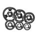 York Barbell 29060 Grip Urethane Encased Olympic Plates Black - 5 lbs