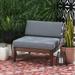 Linon Sorrell Outdoor Middle Chair Walnut