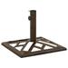 Carevas Umbrella Base Bronze 17.3 x17.3 x12.2 Cast Iron