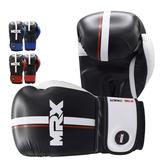 MRX Boxing Gloves for Men Women Boxing Training Gloves Kickboxing Muay Thai Sparring Punching Gloves Kickboxing Gloves Heavy Bag Workout Gloves for Boxing Durable Leather MMA Martial Arts|Black White