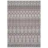 SAFAVIEH Indoor Outdoor HAV301E Havana Light Brown / Black Rug