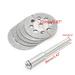 HGYCPP 5pcs Diamonte Cutting Disc Grinding Wheel Drill Circular Saw Blade Wood Tool