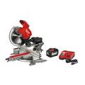 Milwaukee 2739-21HD M18 FUEL Cordless Lithium-Ion 12 in. Dual Bevel Sliding Compound Miter Saw Kit (12 Ah)