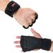 Etereauty Professional Sports Gloves Gym Fitness Weightlifting Gloves Dumbbell Barbell Training Wrist Hand Grip Weight Lifting Equipment - Size M (Black)