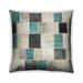 Ahgly Company Outdoor Square Contemporary Throw Pillow 18 inch by 18 inch