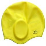 Alvage Swim Caps Ear Protection 3D - Swimming Cap for Women Men - Silicone Swim Cap Waterproof - Fits Long Hair & Short - Adult Swim Cap - Youth Swim Cap - Swim Hats