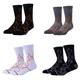 4 Pair Cushioned Basketball Socks Athletic Moist-wicking Elite Performance Sports Crew Socks for Men Women