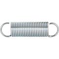 Prime-Line SP 9610 Extension Spring Spring Steel Construction Nickel-Plated Finish 0.072 GA x 5/8 inch x 2-1/2 inch Single Loop Open (2-pack)