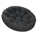 24 x24 Outdoor Seat Cushion Pads Removable Patio Seat Cushion for Cradle Garden Egg Wicker Rattan s black