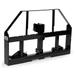 Titan Attachments Pallet Fork Frame Attachment Fits Cat I & II Tractors Rated 4 000 LB Rack Receiver Hitch Spear Sleeves